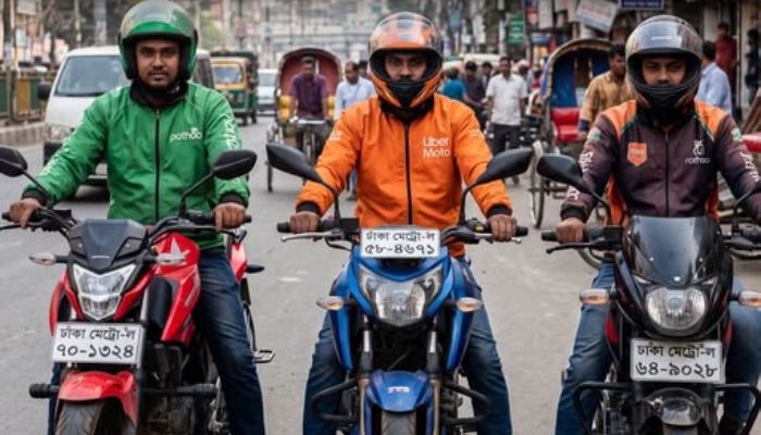 মোটরসাইকেলের সামনের অংশে প্লেট লাগানোর নির্দেশ বিআরটিএ