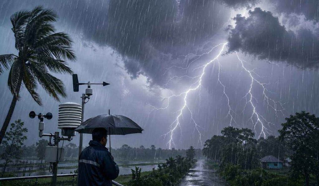 রাজধানী ও পার্শ্ববর্তী এলাকায় হালকা বৃষ্টিসহ বজ্রবৃষ্টির সম্ভাবনা