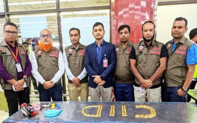 শাহজালালে ১১টি পৃথক অভিযানে সাড়ে ৯ কোটি টাকার সোনা জব্দ