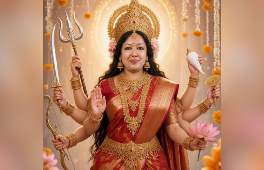 হিন্দু ধর্মাবলম্বীদের দেবী দুর্গার আদলে ছবি, রুমিন ফারহানার ক্ষোভ